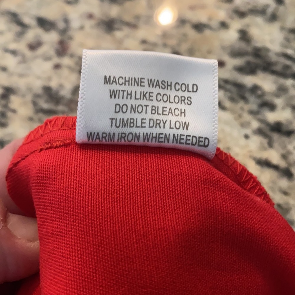 Red ModCloth Button Fly Shorts - Picture 7 of 7